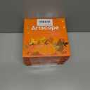 2 x Artscope Fall Decorative Throw Pillow Covers 20x20 Inch Set of 4 Fall Gifts for Home Decor, Striped Autumn Pumpkin Maple Leaves Harvest Decoration Pillow Cases for Home Sofa Couch Decor-Orange B