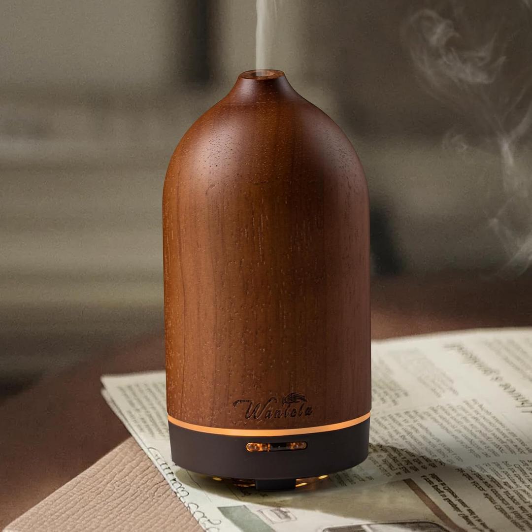 120ml Wood Essential Oil Diffuse - Oil Diffuser for a Pleasant Indoor Atmosphere -Aromatherapy Diffusers for Home or Office