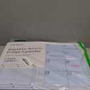 Magnetic Acrylic Calendar for Fridge,2 Pack 11"x15" Clear Fridge Calendar Dry Erase Magnetic Planning Boards Set for Refrigerator with 8 Colorful Highlight Markers