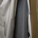 4x8FT Garage Floor Mat, 2.8mm Thickened Flooring Roll for Under Car, Golf Cart Parking Mat, Diamond Plate PVC Rubber Motorcycle Mat, Non-Slip Floor Protector for Garage Warehouse Trailer, Grey