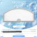 WE03X23881 Dryer Lint Screen Filter Replacement for Dryer, Stainless Steel Metal Screen with Cleaner Brush for GTD65EBSJ3WS GTD33EASK0WW GTD42EASJ2WW GTD42GASJ2WW GTD45EASJ2WS PS11763056