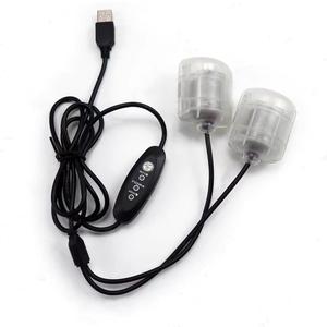 5V USB 3-Speed Regulation Vibration Massage Motor One to Two 3000-4500RPM Vibrator Movement Massage Pillow Massage Cushion Vibrator Accessories with 1.1M Power Cable