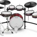 Alesis Strata Prime Electric Drum Set with Touch Screen, Triple-Zone ARC Cymbals, Active Magnetic Hi-Hat Controller, Dual-Zone Mesh Heads, 20" Kick, 215,000 Multi-Channel Samples