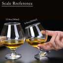 Snifters 8.8 oz Shot Glasses Set of 6 Cute Brandy Cognac Glasses (266ml | 8.8 floz)