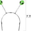 ArtCreativity Glow Alien Boppers, Set of 24, Glow-in-the-Dark Headbands for Kids, Fun Alien Birthday Party Favors, Outer Space Party Supplies, Goody Bag Fillers for Boys and Girls