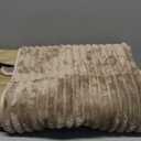 hyha Couch Covers for Dogs Washable, Non Slip Plush Dog Sofa Protectors, Fuzzy Pet Couch Covers for 3 Cushion Sofa Pet Friendly (Apricot, 27.6" x 82.7")