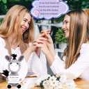 3 x JoycuFF Best Friend Friendship Gifts for Women Men, Funny Donkey Valentines Day Birthday Gift for Bestie, Graduation Gifts for Best Friend, Handmade Emotional Positive Donkey