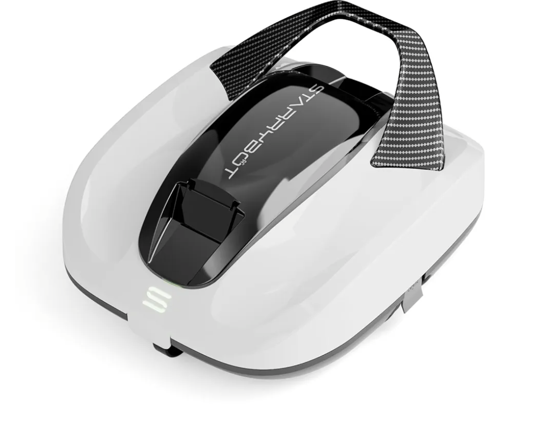 Cordless Robotic Pool Cleaner, Portable Swimming Robotic Pool Vacuum Self-Parking Technology,150Mins Runtime,Pool up to 900 Sq.Ft, Ideal for Above-Ground Pools