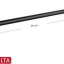 DELTA FAUCET 41836-BL Contemporary ADA Decorative Grab Bar, Matte Black