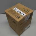 EKO Fandy 0.58 Gal/2.2L Mini Trash Can with Lid, Swing-Top Desktop Trash Can for Bathroom, Countertop, Vanity, Desk or Office, Small Garbage Bin (Black)