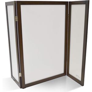 PetFusion Privacy Screen Cat Litter Box Furniture, 48"L x 0.6"W x 36"H, Walnut Brown
