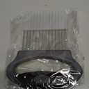 Onion Holder for Slicing, Large Stainless Steel Onion Slicer Holder - Multi-Purpose Vegetable Chopper Tomato Slicer, Food Cutter Assistant Tool for Potato, Avocado, Egg, Lemon, Fruit & Meat Tenderizer (Black, Grey)