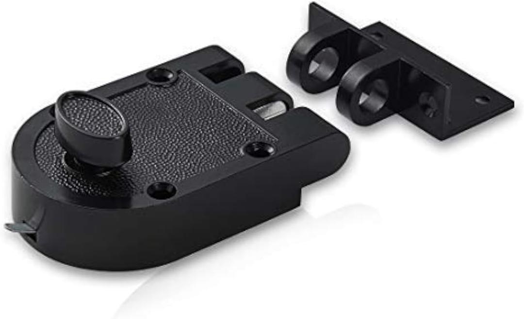 Jimmy Proof Deadbolt Lock with Keyed (Black)