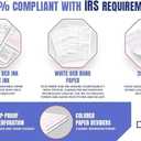 1099 NEC Forms 2025 4 Part Tax Forms Kit of Laser Forms, Compatible with QuickBooks and Accounting, 25 Pack, Software and Envelopes NOT Included, Made in The USA