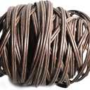 Eagles Wicker Repair Kit, 230Ft/70m Synthetic Rattan Repair Material Waterproof Flat Ribbon for Garden Patio Furniture and Rattan Chair Sofa Basket(8mm W x1.1mm THK), Light Relief Black