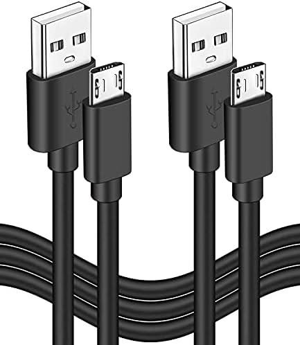 2-Pack 10FT Micro USB Power Cable for Amazon Fire TV Stick,for Roku Streaming Stick,Express Plus,Premier Plus,Voice Remote Pro,Chromecast Charging Charger for Kindle Fire 10 Tablet Firestick Cord Long