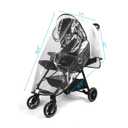 5 x Clear Stroller Rain Cover, Universal Stroller Cover Breathable, Foldable Travel Weather Shield, Waterproof Windproof Baby Stroller Accessories for Trip Use, Daily Walks