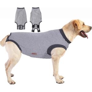 Dog Recovery Suit, Dog Surgical Recovery Suit, Onesie Bodysuit for Surgery Neuter Male Female, Spay Shirt for Anti Licking, Gray, XL