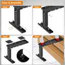 Ladder Extender Pro,Ladder Stabilizer for Stairs,Ladder Leveler for Stairs,Adjustable Height Range for Single and Extension Ladder for Stair Ladder Platform 12.7”-19”H x 29.6"W