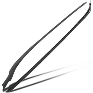 1 Pair Front Left & Right Side A-Pillar Windshield Molding Trim Compatible with Fiesta 2011-2019 Replace AE8Z5403136A AE8Z5403137B Windshield Outer Pillar Trim Molding