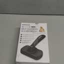 Swihauk Self Cleaning Slicker Brush for Dogs & Cats - Skin Friendly Deshedding and Grooming Brush for Haired Pets, Pet Supplies Accessory, Black