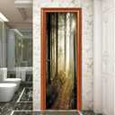 Doors Wallpaper Murals Door Wallpaper Sticker Self Adhesive Vinyl Removable Art Door Decals for Home Decoration (Scene5)