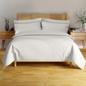 BAMPURE Luxury Series 6 Pcs Queen Sheet Set - 100% Pure Viscose Bamboo Sheets - Super Soft, Cooling for Hot Sleepers - Deep Pocket Up to 16'' (White)