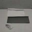 Gutter Valley Splash Guard,Aluminum Rain Diverter Roofing Gutter Splash Guards for Valley,Corner or Straight,10 Inch Each (4 Pcs Grey)