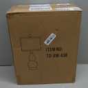 Double Gourd Ceramic Table Lamps Set of 2, Modern White Bedside Lamps for Night Stand, Contemporary Nightstand Lamps for Bedroom Living Room (Bulb Included)