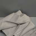 NICETOWN Blackout Curtain Valances for Kitchen, Basement Window Vlances Privacy Decorative Grommet Thermal Insulated Short Bathroom Curtains for Small Window, 42" W x 36" L, 2 Panels, Natural