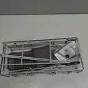 Aitatty Over the Door Hanging Shower Caddy: Rustproof Hanging Organizer over the Door - No Drilling Bathroom Rack for Inside Shower Chrome