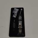 HITZEE Stainless Steel No Gap Bands Compatible with Samsung Galaxy Watch 7/6/5/4/FE Band 40/44mm/Watch 6 Classic 43/47mm/Watch 5 Pro, Samsung Watch Metal Band Strap Designed for Men/Women, Black