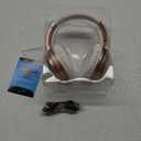 iLive Electronics Active Noise Cancellation Bluetooth Headphones, Adjustable Headband, Includes 3.5mm Audio Cable, Rose Gold (IAHN40RGD)