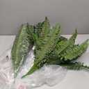 35" Ferns Artificial Bush Plants Large, 2 Artificial Boston Ferns with 39 Fronds for Outdoors Home Decor