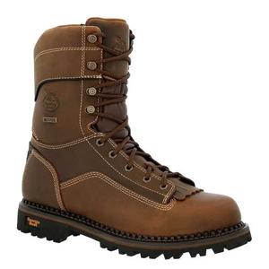 Georgia Boot AMP LT Logger Composite Toe Waterproof Work Boot, Size 14
