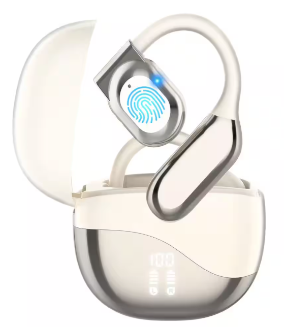 AI Language Translator Earbuds, OWS Real-Time 3-in-1 Translation Earbuds 144 Languages & Accents, Translation Device for Travel Business Learning, White