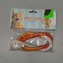 Cat Toy Bite Rope Funny Wear Resistant Home Portable Educational Toys Multipurpose Pet Chew Toy for Small Animals Kitten Puppy Accessories Orange