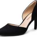 DREAM PAIRS Women's High Heel Closed Toe Dress Shoes Pumps Elegant Stiletto D'Orsay Slip On (6.5)