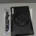 Junfire Protective Case for Galaxy Tab S11 Ultra 14.6-inch 2025 with Screen Protector, Samsung Tab S11Ultra Shockproof Case with 360Rotating Stand/S-Pen Holder/Hand Strap/Shoulder Belt