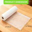Food Storage Bags10" X 14" Clear Plastic Produce Bags Roll for Food, Bread, Vegetables, Fruits, Refrigerator Storage, Kitchen, 400 Bags/Roll(1 Roll)