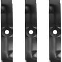 Medium Lift Blades 62 '' Fit for John Deere 62 inch blades M143504, 330-500 Mower Blades 2025R, 2027R, 2032R X465 X475 X485 3Pack