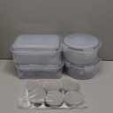 52 PCS Food Storage Containers with Lids Airtight (26 Lids & 26 Containers)- Reusable Plastic Leakproof Meal-Prep Container for Kitchen Storage Organization Microwave/Dishwasher Safe with Labels & Pen