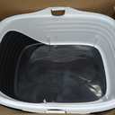 Arm & Hammer Rimmed Cat Litter Box with High Sides and Microban, Made in USA