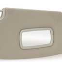 Beige Passenger Right Side Sun Visor Replacement Compatible with 2002-2009 Dodge Ram 1500 2500 3500 Replace 1CT11TL2AA