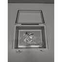 TICONN Junction Box ABS Plastic Dustproof Waterproof IP67 Electrical Boxes Hinged Shell Outdoor Universal Project Enclosure Grey, Stainless Steel Buckles 8.7 x 6.7 x 4.3 Inch