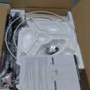 Upgraded Dimmable Floor Lamp, 1000 Lumens LED Edison Bulb Included, Arc Floor Lamps for Living Room Modern Standing Lamp with Linen Shade, Tall Lamp for Bedroom Office Dining Room- Black