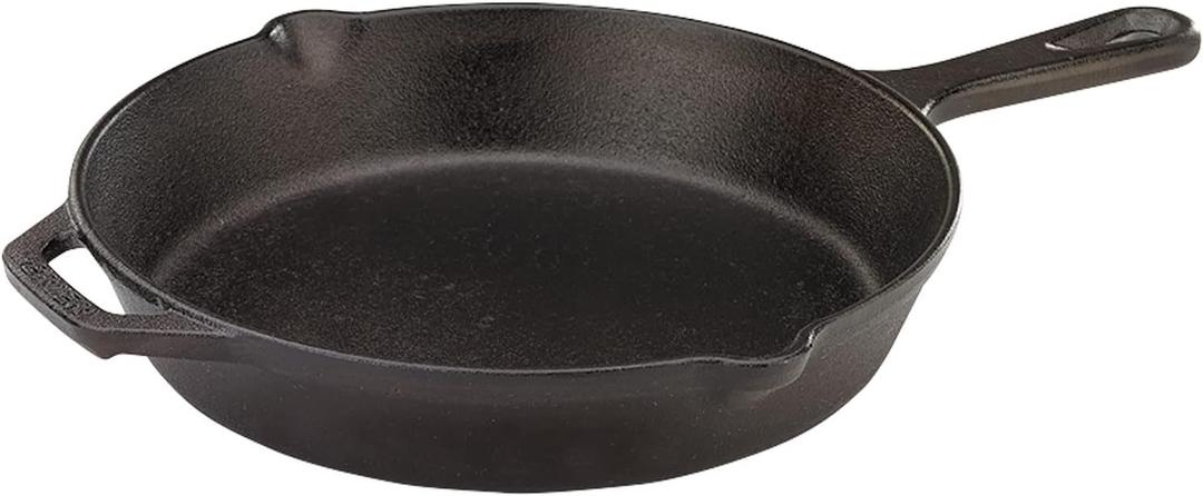 Mercer Culinary Pre-Seasoned Cast Iron Skillet, 10.25-Inch (Black)