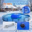 12FT Winter Pool Pillows for Above Ground Pools 0.6mm Heavy Duty PVC