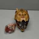 Safari Animals Playset, 41Pcs Jungle Zoo Animal Toys for Toddlers 1-3/Kids 3-5 - Light-Up Sound Lion Basket, Non-Toxic Educational Figurines, Ideal Birthday for Boys & Girls