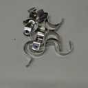 PATIKIL 1-3/8" (35mm) Rigid Pipe Strap, 12 Pcs 304 Stainless Steel Conduit Clamp 1 Hole Thicken U Bracket Pipe Clamp Tube Strap for Pipe Cable Wire Fixing